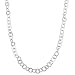925 Sterling Silver Open Rolo Chain Necklace