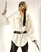 Strapping Swashbuckler Man Costume Shirt (guns, eye patch, headwrap, pants not included)