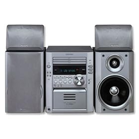 Sharp XLHP550E CD-R/RW Playable Micro Component System with 3-CD Tray Changer 100W