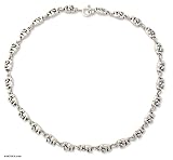 Anklet, 'Silver Elephants'