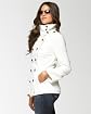 Funnel Neck Military Pea Coat Product Image