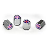 British Flag Valve Cap Set