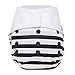 GroVia Reusable Hybrid Baby Cloth Diaper Hook & Loop Shell (Onyx Stripe)