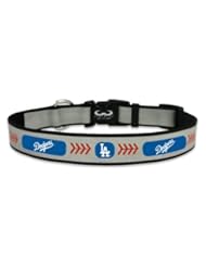 Sports: MLB Los Angeles Dodgers Baseball Pet Collar, Large, Reflective - GameWear