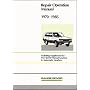 Range Rover Repair Operation Manual 1970-1985 (Official Workshop Manuals)