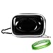 Thermoplastic polyurethanes (TPU) Hard Glossy Black Canon Camera Carrying Case Pouch Sleeve for Canon PowerShot SD780IS 12.1 MP Digital Camera with 3x Optical Image Stabilized Zoom and 2.5-inch LCD + Vangoddy tm, Live*Laugh*Love wrist band!!!
