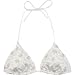 INFAMOUS Crowns Womens Swimsuit Top - White/Pink