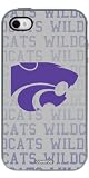 Coveroo 465-4676-BC-FBC Kansas State Wildcats Full Design on AT&T, Verizon and Sprint iPhone 4/4S Guardian Case - 1 Pack - Retail Packaging - Black