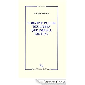 Comment parler des livres que l'on n'a pas lus?