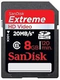 Sandisk 8GB EXTREME III SDHC SD Card Class 6 (SDSDX3-8192 Bulk Package)