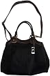 Women's Calvin Klein Purse Handbag Hudson Satchel Black/Chocolate