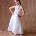 Sophias Style WHITE Special Occasion Wedding Flower Girl COMMUNION Dress 2-14
