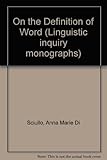 On the definition of word