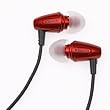 Klipsch Image S3 Noise-Isolating Earphones with Patented Oval Ear-Tips (Rebel Red)