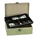 PM Company SecurIT Lock N Latch Cash Box with Removable Seven Compartment Tray, 11 x 7.75 x 4 Inches, Pebble Beige, 1/Carton (04963)