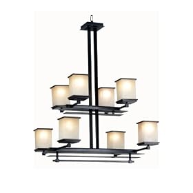 Plateau Eight light Chandelier I, 38Hx18W, OILRUBBEDBRONZE by Home Decorators Collection