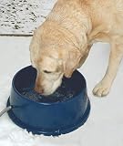 Used : K&H 96-Ounce Thermal-Bowl Outdoor Pet Feeder, Blue