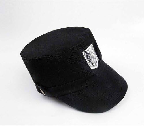 Mordor Anime Attack on Titan black Corps hat cosplay hat Costume MD