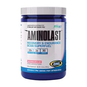 Gaspari Nutrition Aminolast Powder, Watermelon Blast, 14.8 Ounce