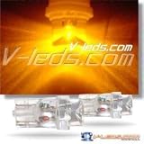 2 SUPER AMBER INVERTED CONE LED LIGHT BULBS 194 168 158
