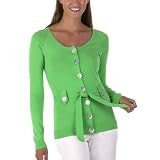 Isaac Mizrahi for Target® Cardigan Sweater - Green at Isaac Mizrahi