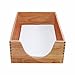 Carver Double Deep Wood Desk Tray, Legal Size, 16 x 11 x 5.5 Inches, Oak Finish (CW08221)