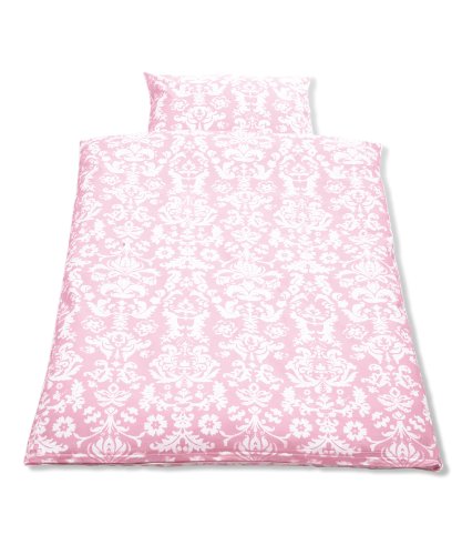Pinolino 630577-7 - Bett- und Kopfkissenbezug f&uuml;r Kinderbetten, \'Marie Antoinette\' rosa Preisvergleich