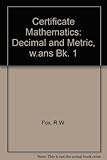 Certificate mathematics