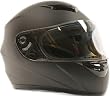 Adult Full Face Matte Black Helmet (X-Large)