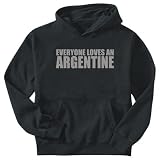 Sweatshirt Black  Everyone Loves Argentine  Argentina Country