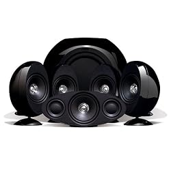 KEF KHT3005BL (SE) 5.1 Home Theater Speaker System (Gloss Black)