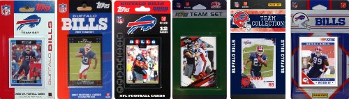 NFL Buffalo Bills Six Different Licensed Trading Card Team Sets