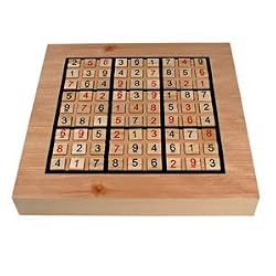Deluxe Wood Sudoku with Wood Tiles and "Thinking Numbers"