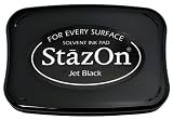 Tsukineko Full-Size StazOn Multi-Surface Inkpad, Jet Black