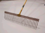 Wide Sweep Fan Rake