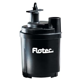 Flotec FP0S1300X-03 Tempest 1/6 HP 1,470 GPH Utility Submersible Pump
