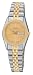 Seiko SWZ056 Women's Gold Tone Dial Stainless Steel Watch