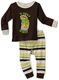 Hatley - Baby Boys Infant Oscar I'm Grouchy In The Morning Long Sleeve Pajama Set