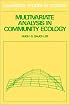 Multivariate Analysis in Community Ecology