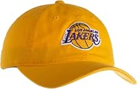 NBA Slouch Flex Hat - Eq81Z, Los Angeles Lakers, One Size , Los Angeles Lakers , Gold by Adidas
