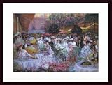 Le Diner A' L'Hotel Ritz, Art Poster by Pierre-Georges Jeanniot, with Wood Frame, poster size: 26