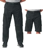 Military Ultra Force Black Zip-Off BDU Pants