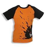 Wilde Kerle Raglan-T-Shirt Kurzarm, orange-schwarz - DIE WILDEN KERLE