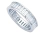 3.50 cttw Karina B(tm) Baguette Diamonds Eternity Band - Platinum, 18kt White or Yellow Gold