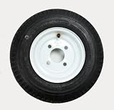 Kenda Trailer Tire/Wheel Assembly - 2-Ply Rated - Load Range B - 4.80-8 - 4 Hole Rim 30000