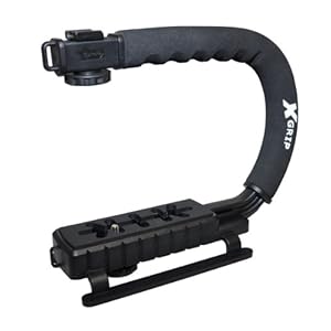 Opteka X-GRIP Professional Camera / Camcorder Action Stabilizing Handle - Black