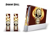 Skin Decal Cover for Nintendo Wii Console + two Wiimote Controllers - Burni ....