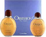 Obsession by Calvin Klein for Men 2 Piece Set Includes: 4.0 oz Eau de Toilette Spray + 4.0 oz After Shave Pour