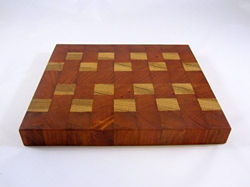 Cherry and White Oak End Grain Cutting Board #45 (ready to ship)