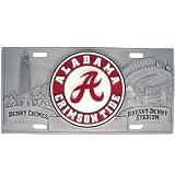 Alabama Crimson Tide 3-D License Plate - NCAA College Athletics Fan Shop Sports Team Merchandise